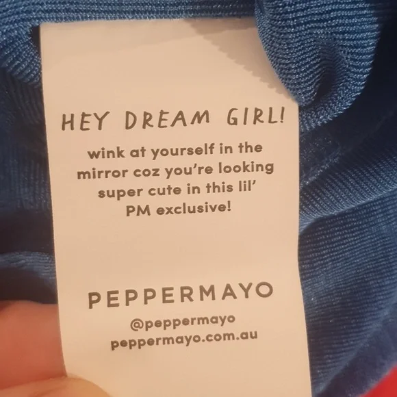 NEW Peppermayo Size 12 Cobalt Blue Stretch Dress - Picture 11 of 11